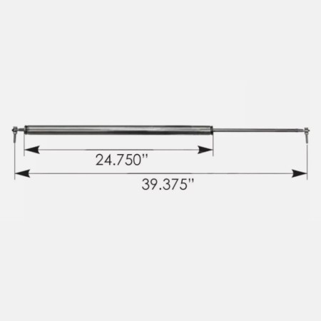 A104601 Hood Strut Replacement for Kenworth T660 Truck LH Non-Locking Gas Spring